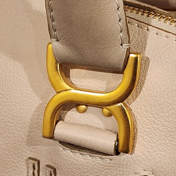Excellent!! CHLOE: “Marcie” Large Double Carry Satchel bag - Picture 10 of 16